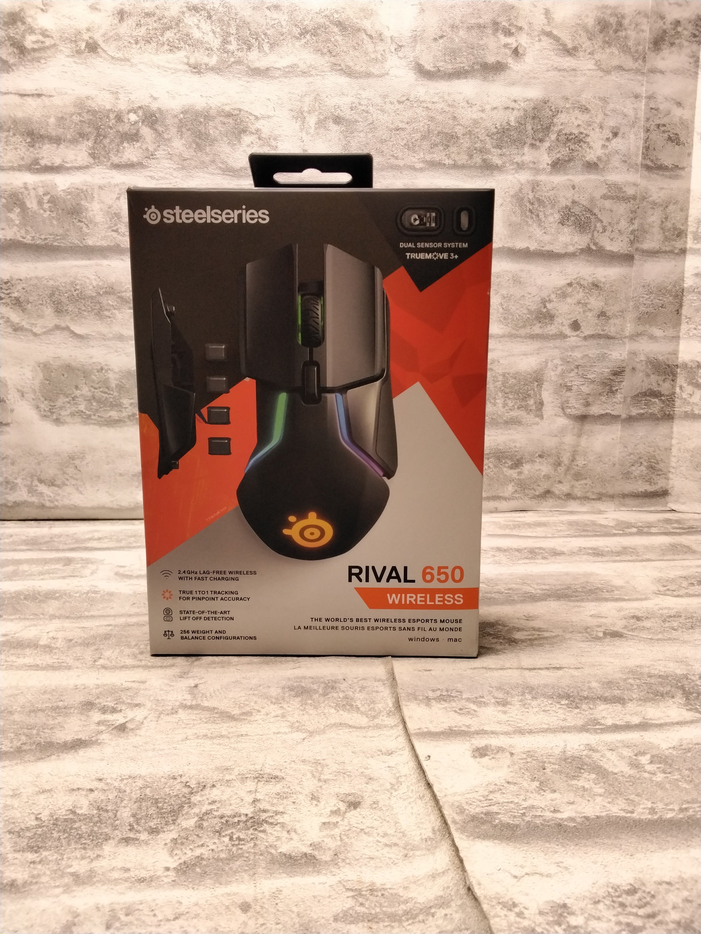 SteelSeries Rival 650 Quantum Wireless Gaming Mouse - Rapid Charging Battery (7673362153710)
